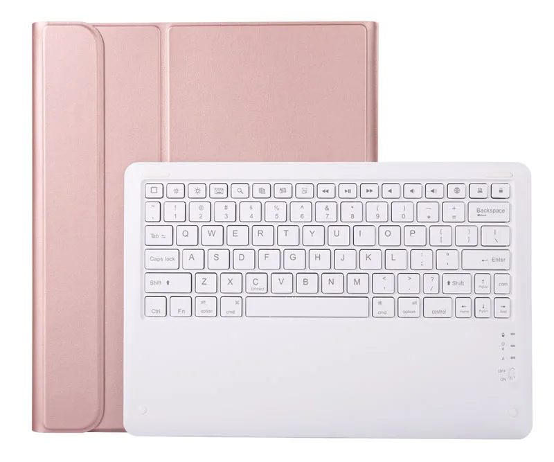 standard keyboard Русский/Иврит/испанский беспроводной Bluetooth клавиатура кожаный карандаш принципиально Smart Капа чехол для Apple iPad Pro 12,9 12,9" - Цвет: standard keyboard
