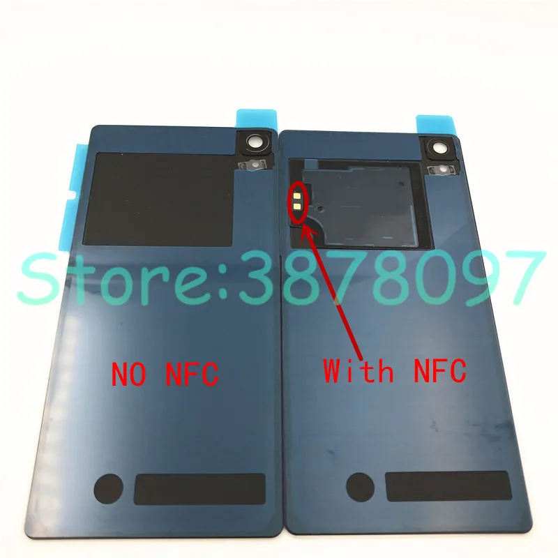 Для Sony Xperia Z2 D6543 L50W D6503 Задняя стеклянная крышка батарейного отсека задняя