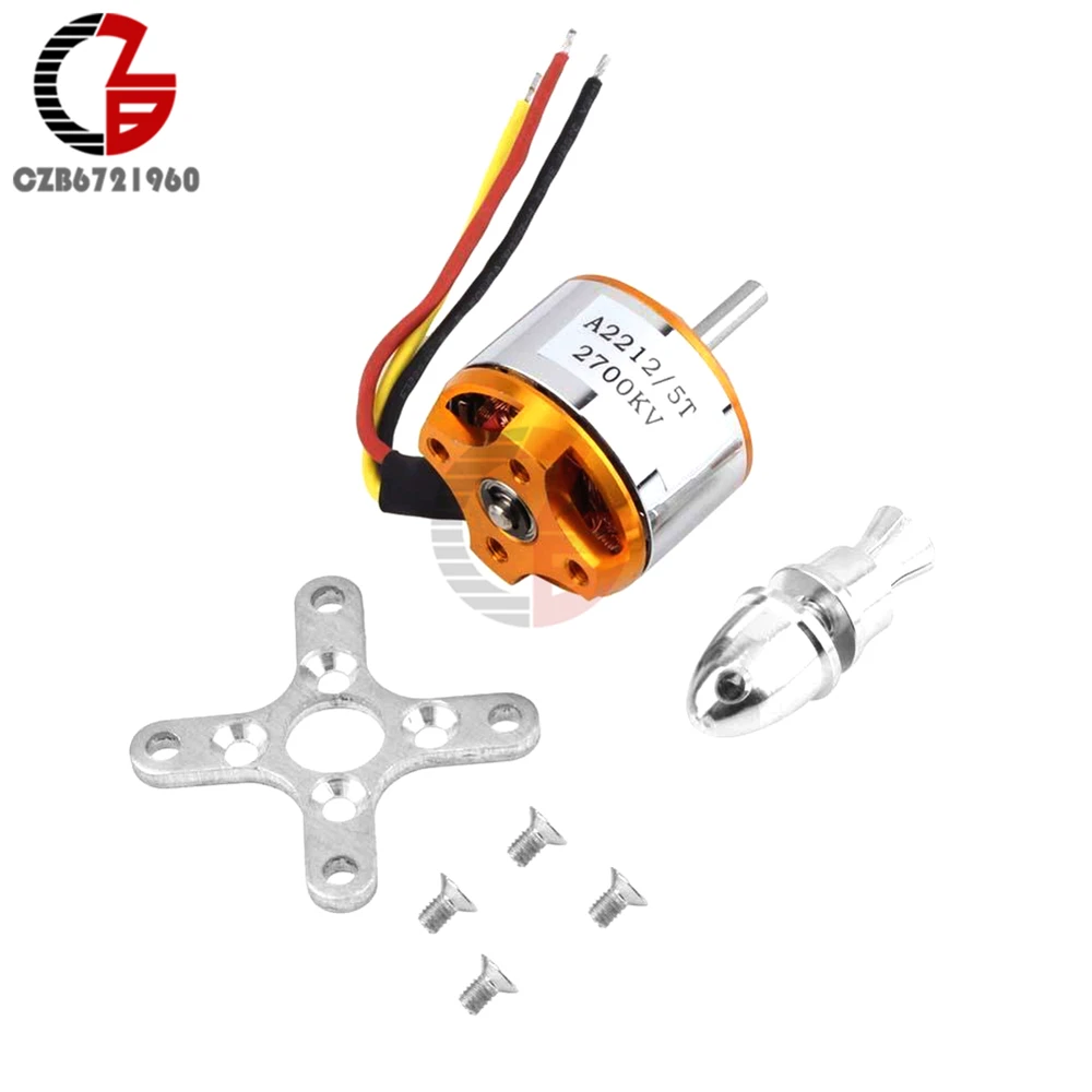 A2212/5T 2700KV бесщеточный мотор с внешним ротором для фотоквадрокоптера|motor for|motor