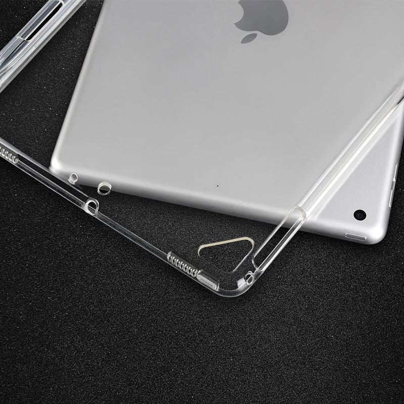 Прозрачный чехол для iPad 9 7 2018 2017 / Pro резиновый планшета Мягкий силиконовый 5 6 Air