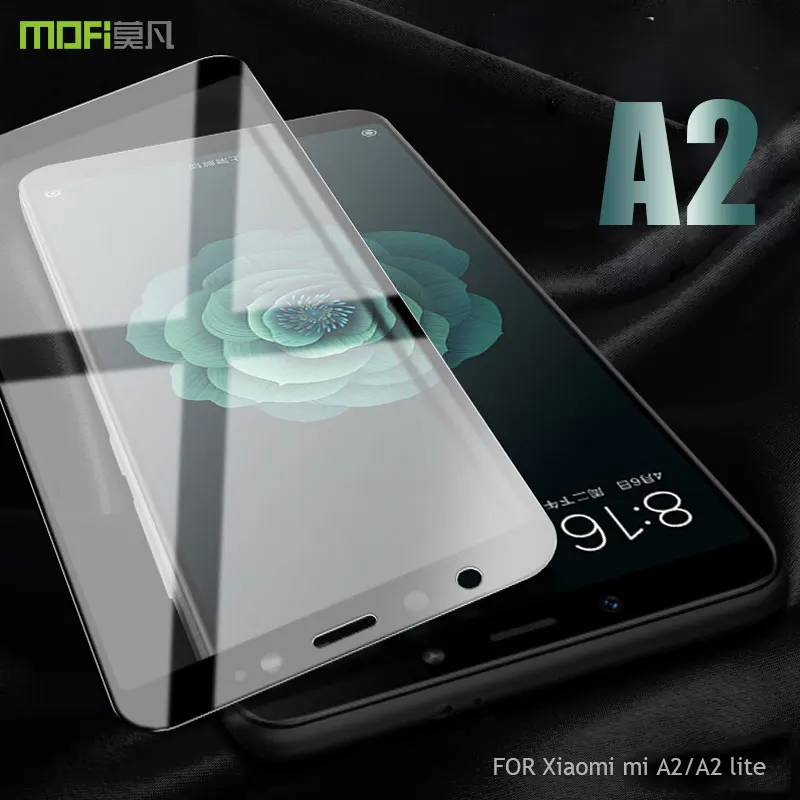 Для Xiaomi mi A2 Lite стекло MOFI закаленное lite Полное покрытие защита экрана 2.5D |