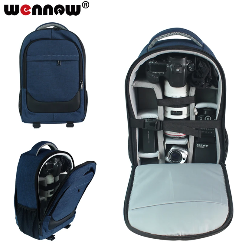 Wennew DSLR сумка рюкзак чехол для объектива Canon EOS R 5D Mark IV III 6D 7D II 2 70D 77D 4000D 2000D 50D 60D