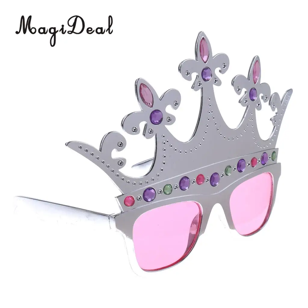 Модные серебристые солнцезащитные очки MagiDeal в форме короны для искусственных