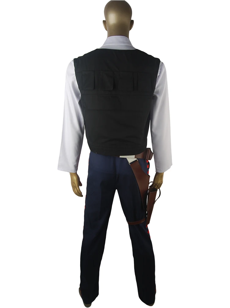Оптовая продажа 10 шт унисекс Звездные войны Han Solo косплей костюм на Хэллоуин