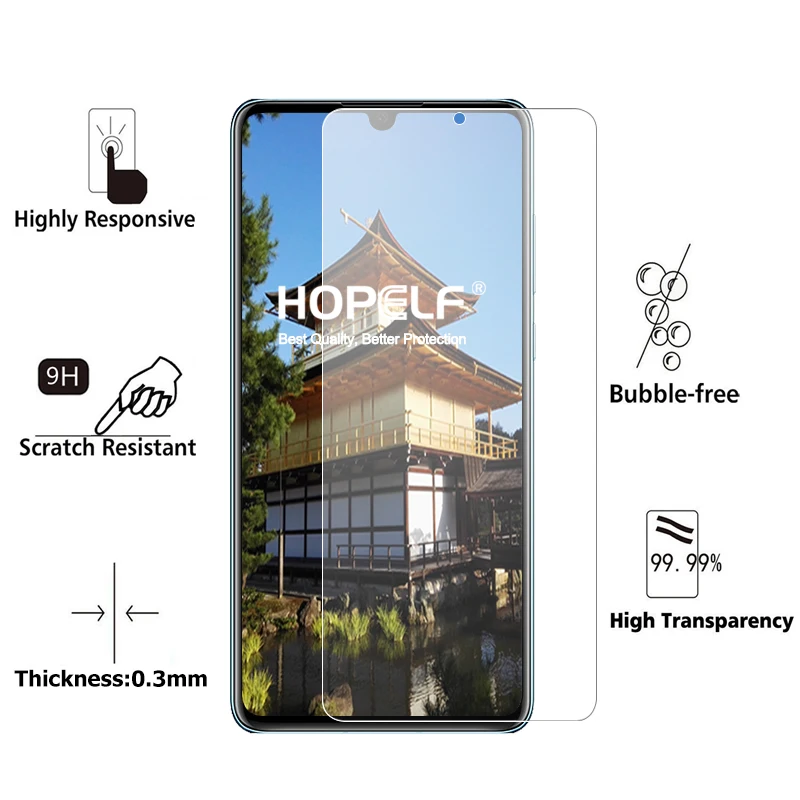 3 шт закаленное стекло для huawei P30 Lite стекло протектор экрана 9H 2.5D Защитное стекло для телефона для huawei P30 Lite закаленное стекло