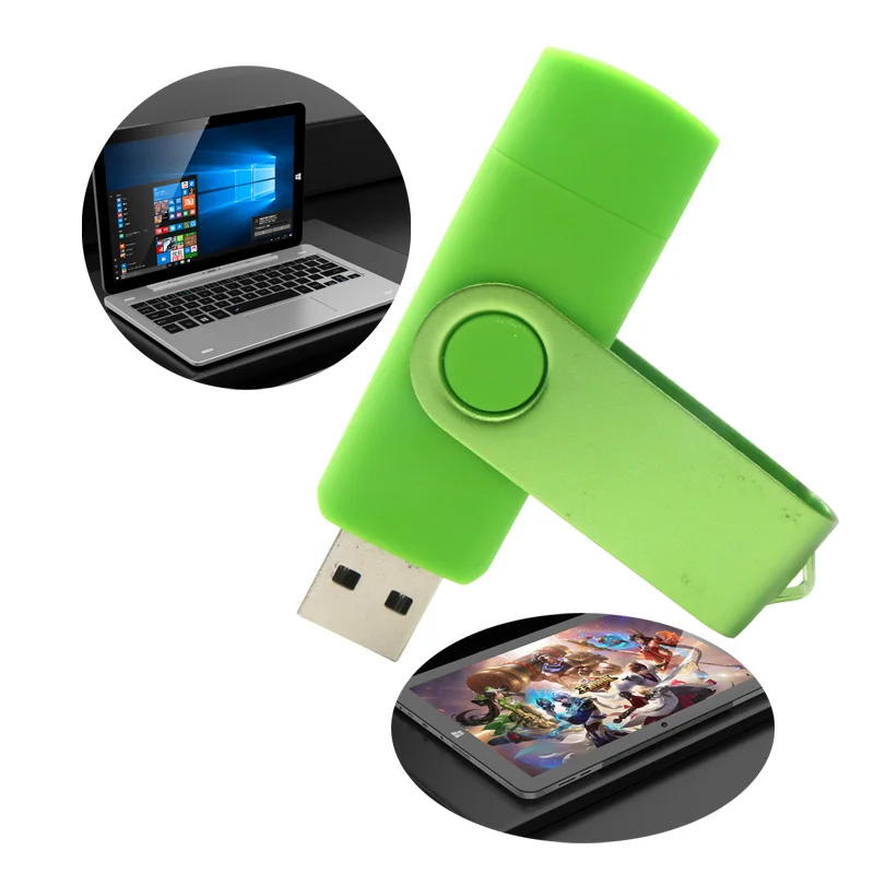 Флеш-накопитель OTG USB флеш-накопитель 128 Гб 64 Гб Память USB ключ смартфон Флешка cle USB флеш-накопитель в подарок