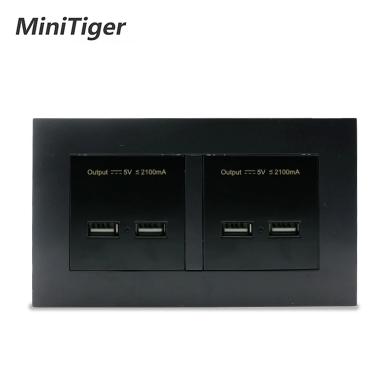 Minitiger розетка 4 USB умная Индукционная зарядка порт для мобильного телефона 5V 4.2A