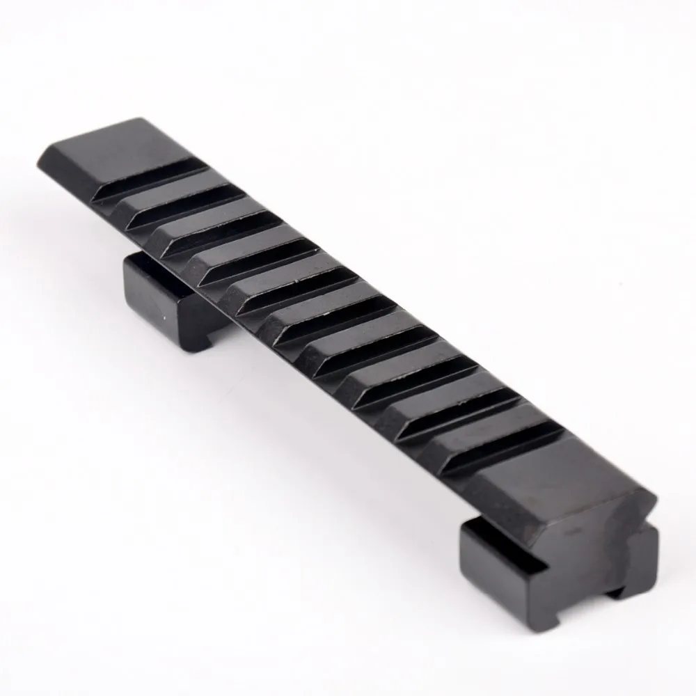 

125mm Length Picatinny Rail Adapter 10 Slots Suit 11mm to 20mm Picatinny Weaver Rail for Rifle/Air Gun Hunting