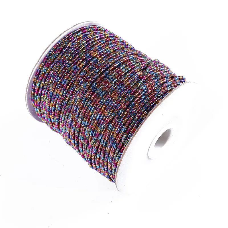 Mixed Color 2 мм, 5 м, металлическая мягкая алюминиевая проволока, обернутая нить для серьги, ожерелья, украшения для волос, сделай сам, ювелирное изделие, ремесло, ремесло, швейная нить - Цвет: Mixed Color
