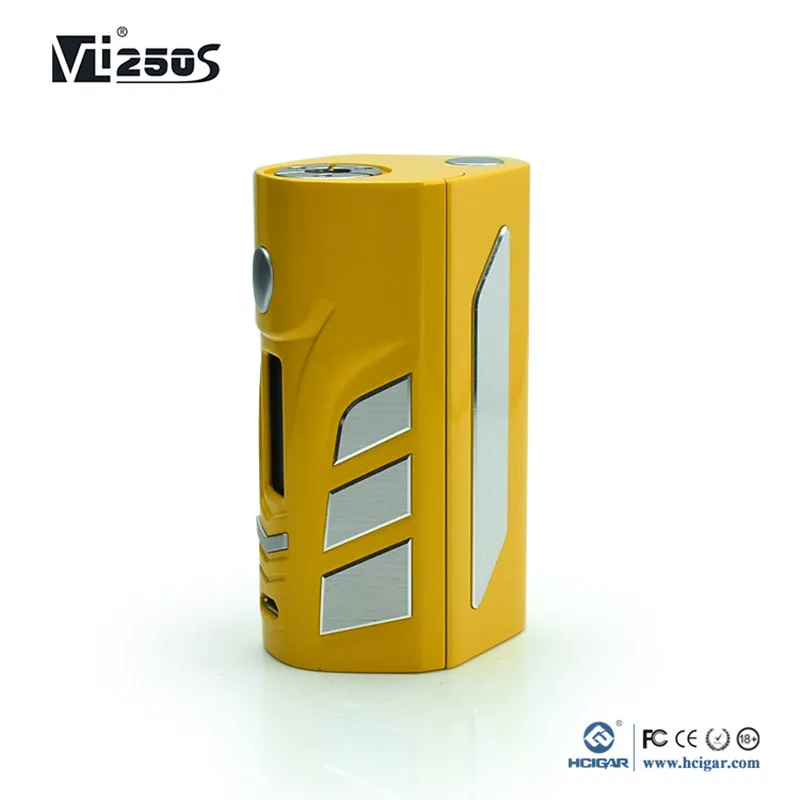 Оригинальный HCigar VT250S коробка мод 1-167 Вт или 250 электронная сигарета 2-3 батареи