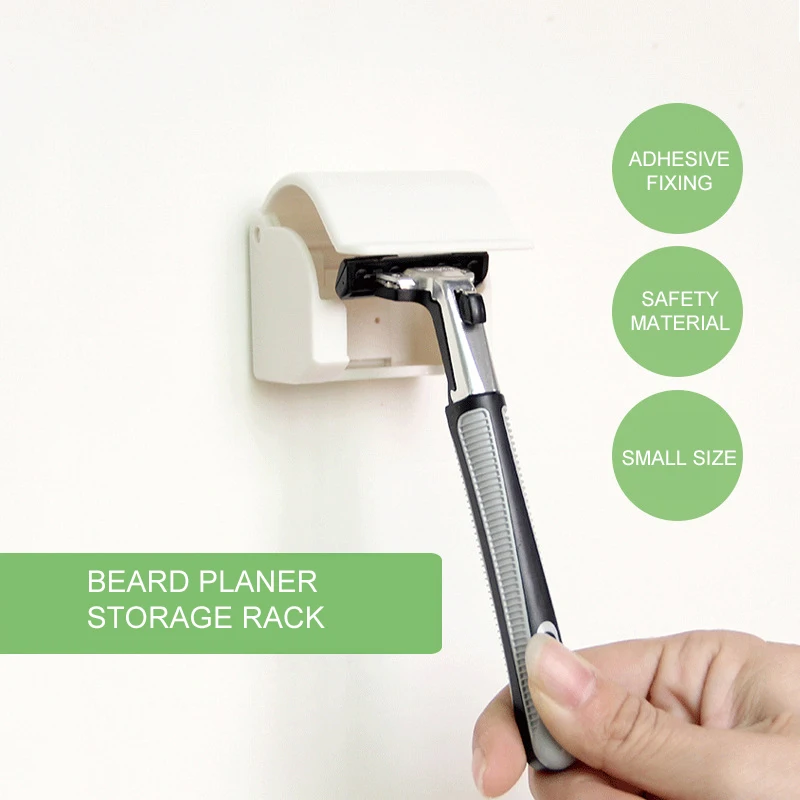 1 шт липкие полки самоклеющиеся пыле белый бритья Пластик держатель для