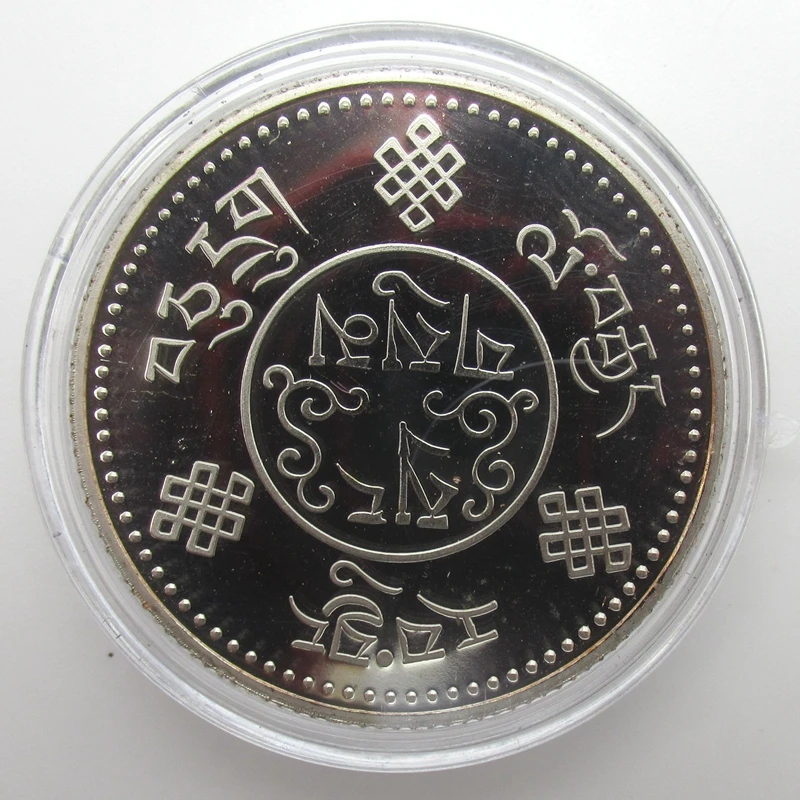 Тибетская буддийская Легенда серебряная медаль МОНЕТА сувенир ремесло монета |