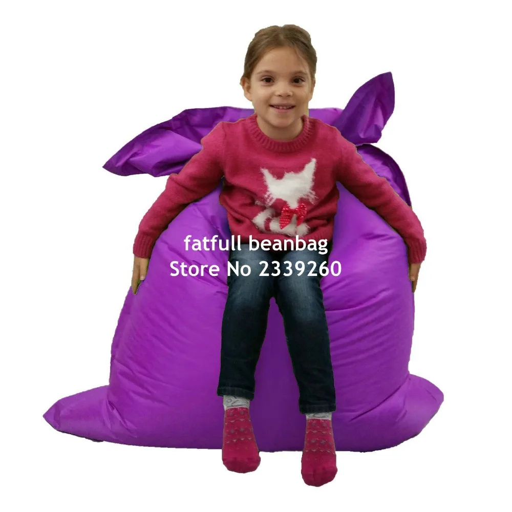 Чехол только без наполнителя-красное уличное Кресло-мешок для фасоли