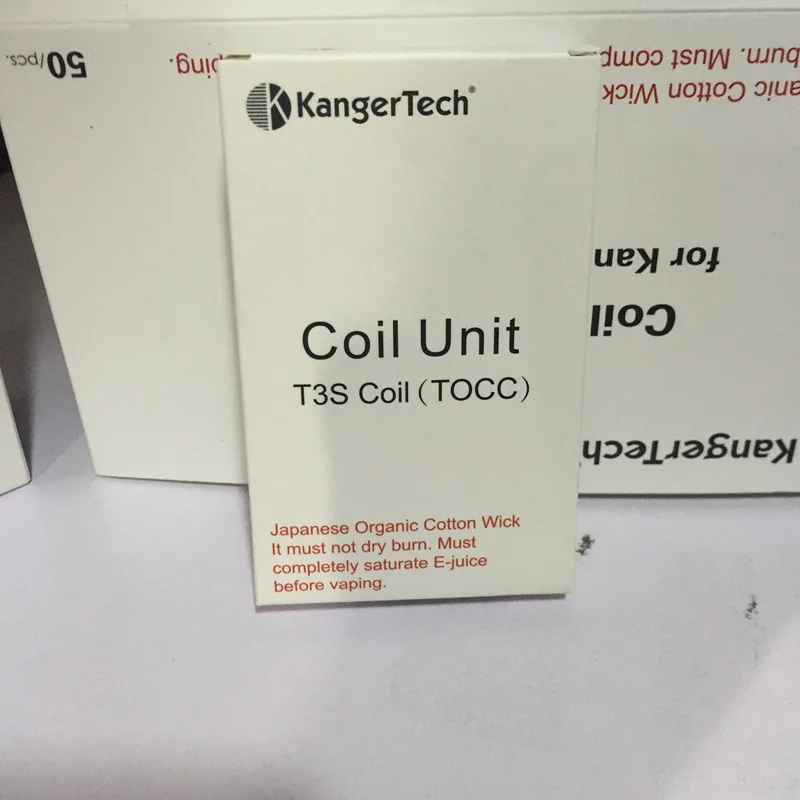 10 шт./лот настоящий Kanger T3S/MT3S катушка той же катушки TOCC нагревательная спираль на