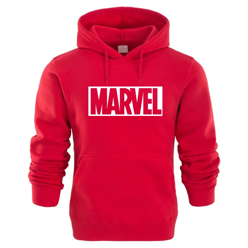 2018 Marvel печатных для мужчин свитер с капюшоном спортивный костюм Harajuku время
