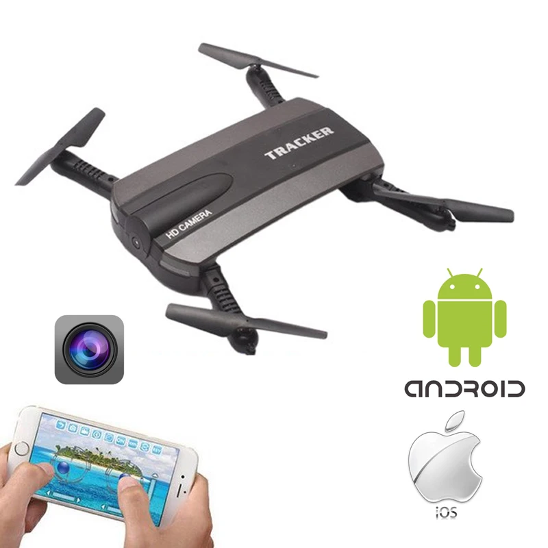 

Радиоуправляемый Дрон WIFI FPV Вертолет HD 2,4 МП камера ГГц мини-Квадрокоптер с дистанционным управлением возврат одной кнопкой и безголовая Мо...
