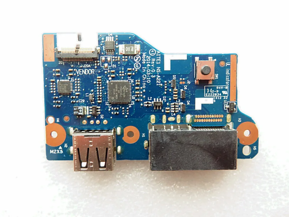 Оригинальный Для E450 E455 E550 E555 usb dc разъем плата питания NS A221|board|board boardboard |