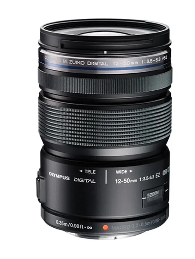 Объектив Olympus 12 50 мм M.ZUIKO ED f/3 5 6 3 фотосессия (черный) для камеры Panasonic Micro Four Thirds SLR|lens