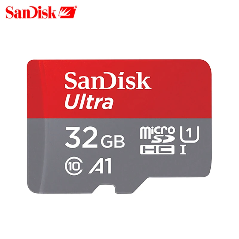 Карта памяти Sandisk A1 Micro SD Class 10 TF карта SDXC Ultra SDHC 16 ГБ 32 64 Гб 128 200 256 400 100 МБ/с./с UHS