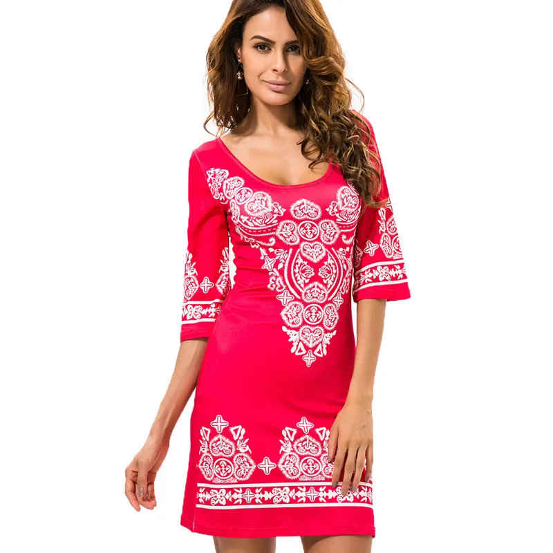 Модное Брендовое облегающее платье с качественным принтом сексуальное