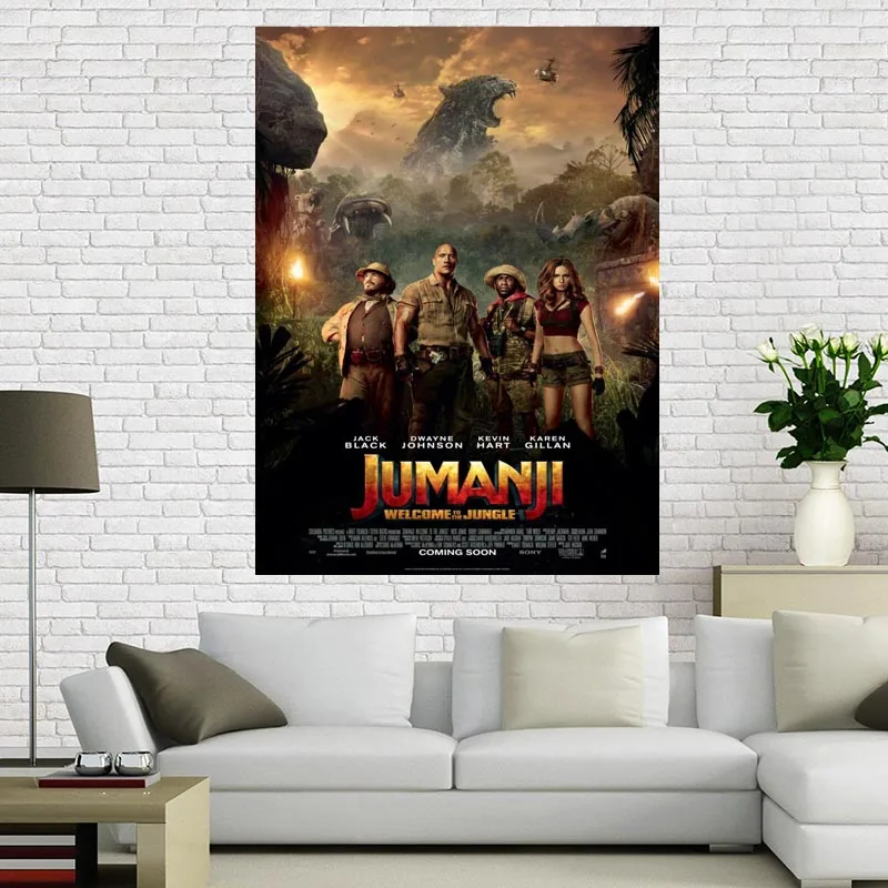 Настенный постер Jumanji на заказ домашний декор 30x45 см шелк холсте для украшения