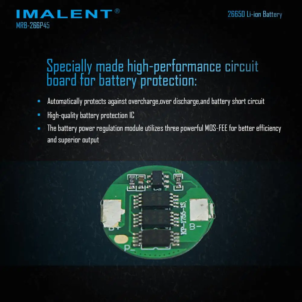 Imalent оригинальный MRB 266P45 26650 4500 мАч мощный аккумулятор литий ионная