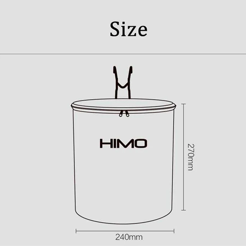 Xiaomi Himo 12L водонепроницаемый корзина для хранения велосипедная сумка поставки для Xiaomi электрический скутер HIMO C20 V1 серии универсальный
