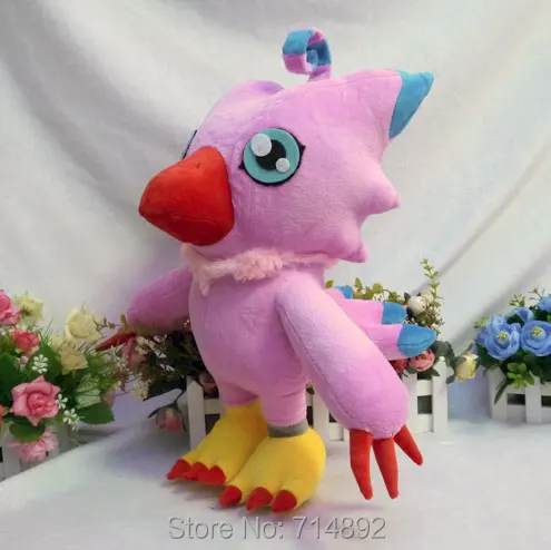 Piyomon Плюшевая Игрушка Аниме Digimon Adventure Takenouchi Sora pet patamon 45 см Высокое качество