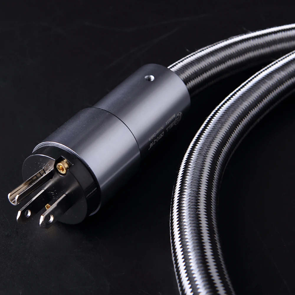 Кабель питания Hifi US высокого качества чистый кабель OCC силовой фильтр поворотный