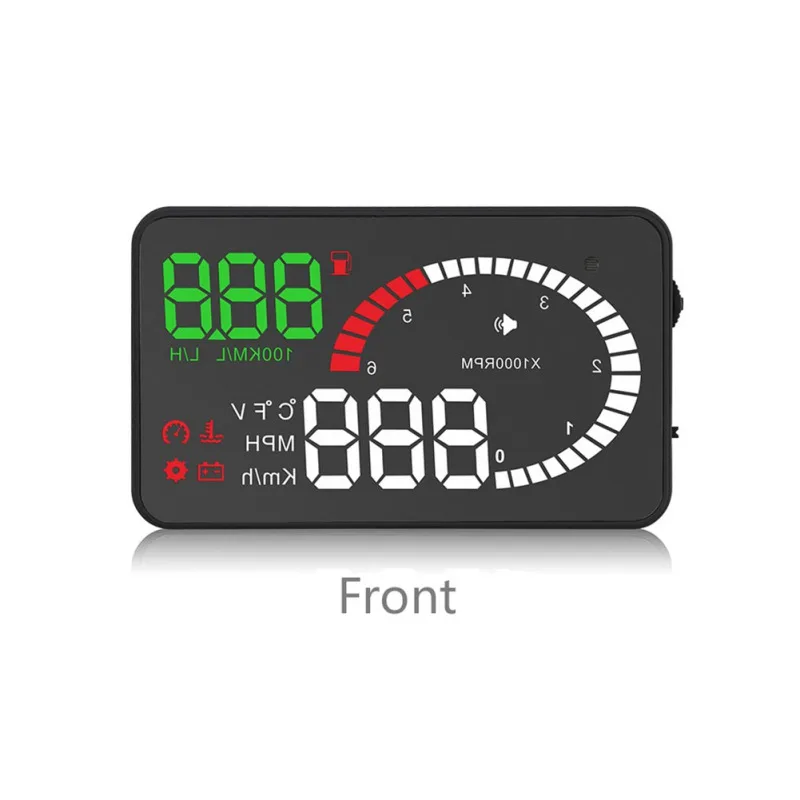 X6 3 &quotHud OBD2 Head Up Display OBD Автомобильный спидометр Speedo перенапряжение сигнализация