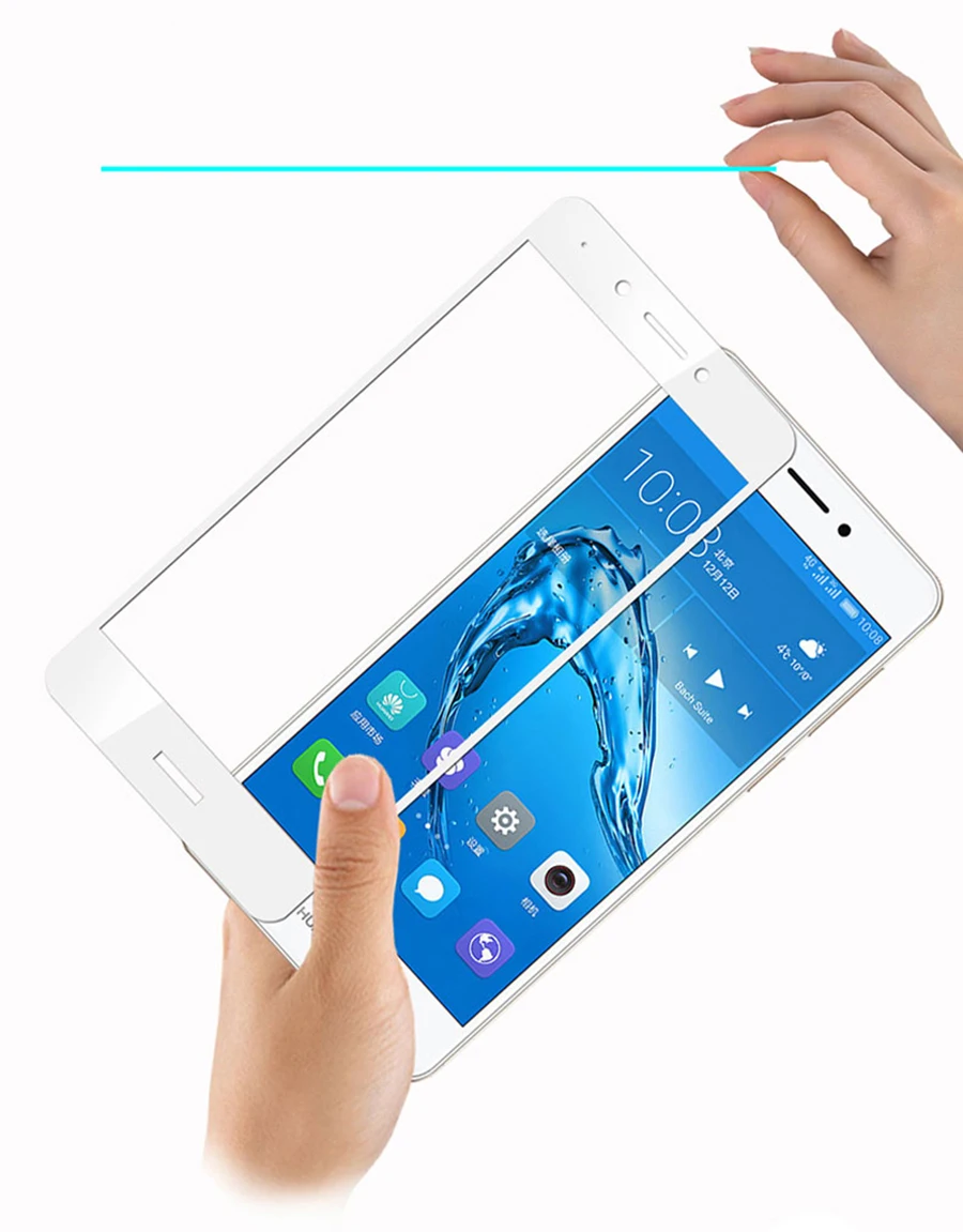 Shuohu Экран протектор Стекло Huawei Y6 Pro Полное покрытие закаленное для y 6 телефон