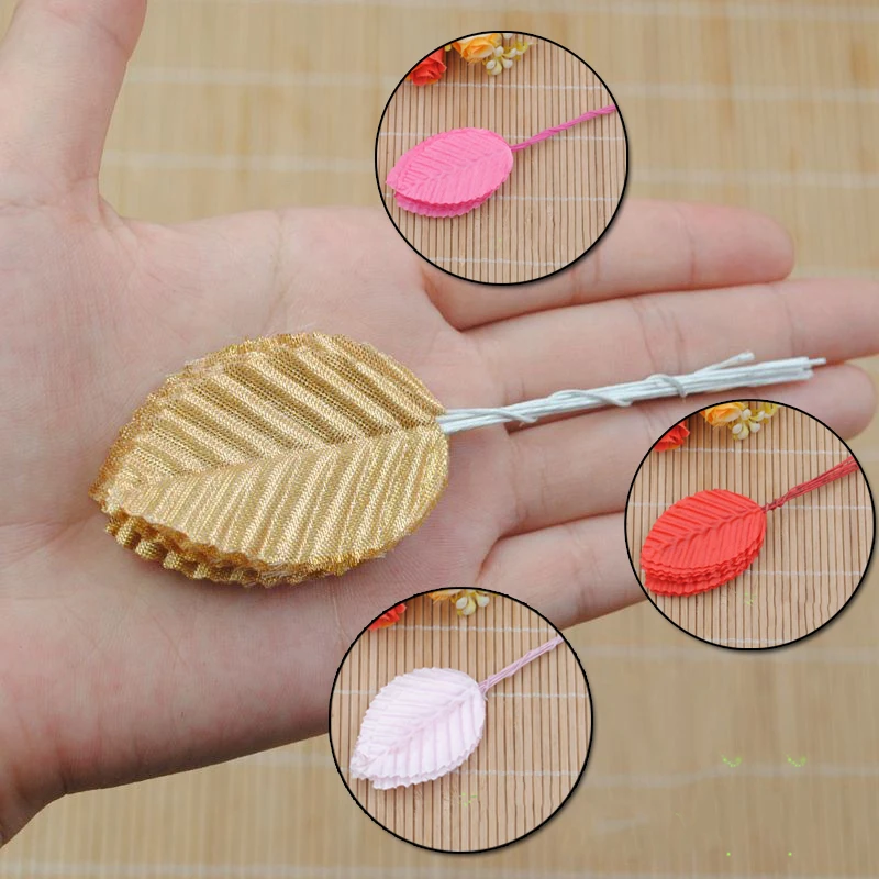 10 шт./лот искусственные листья с высокой имитацией шелковые цветы для вечерние