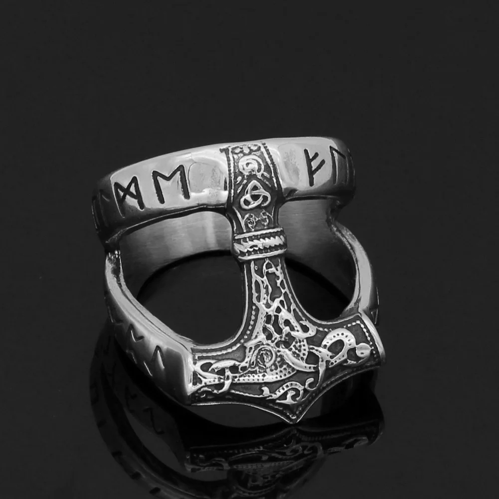 Скандинавский Викинг 316L Молот Тора из нержавеющей стали Mjolnir Скандинавское