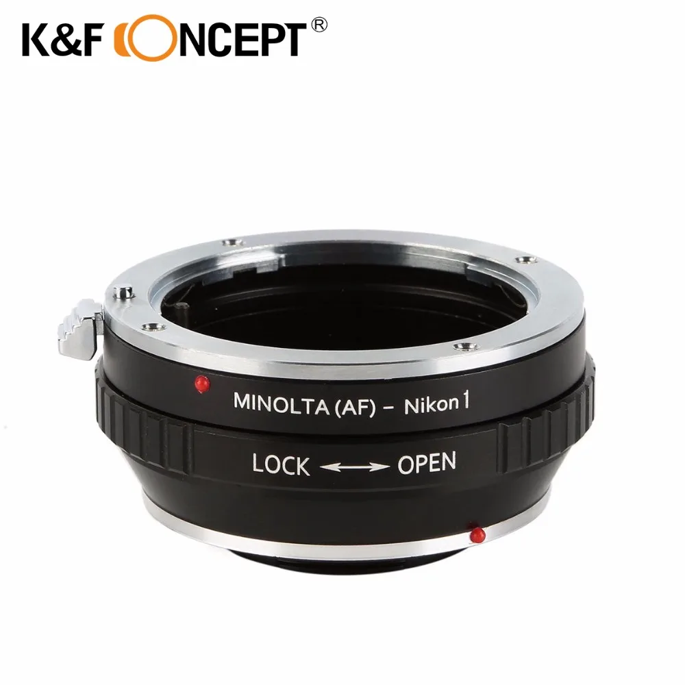 

K&F Concept Lens Mount Adapter with Tripod for Minolta MA AF Lens to Nikon 1 Mirrorless Cameras Body S2 J4 V3 AW1 S1 J3 V2 J2 V1