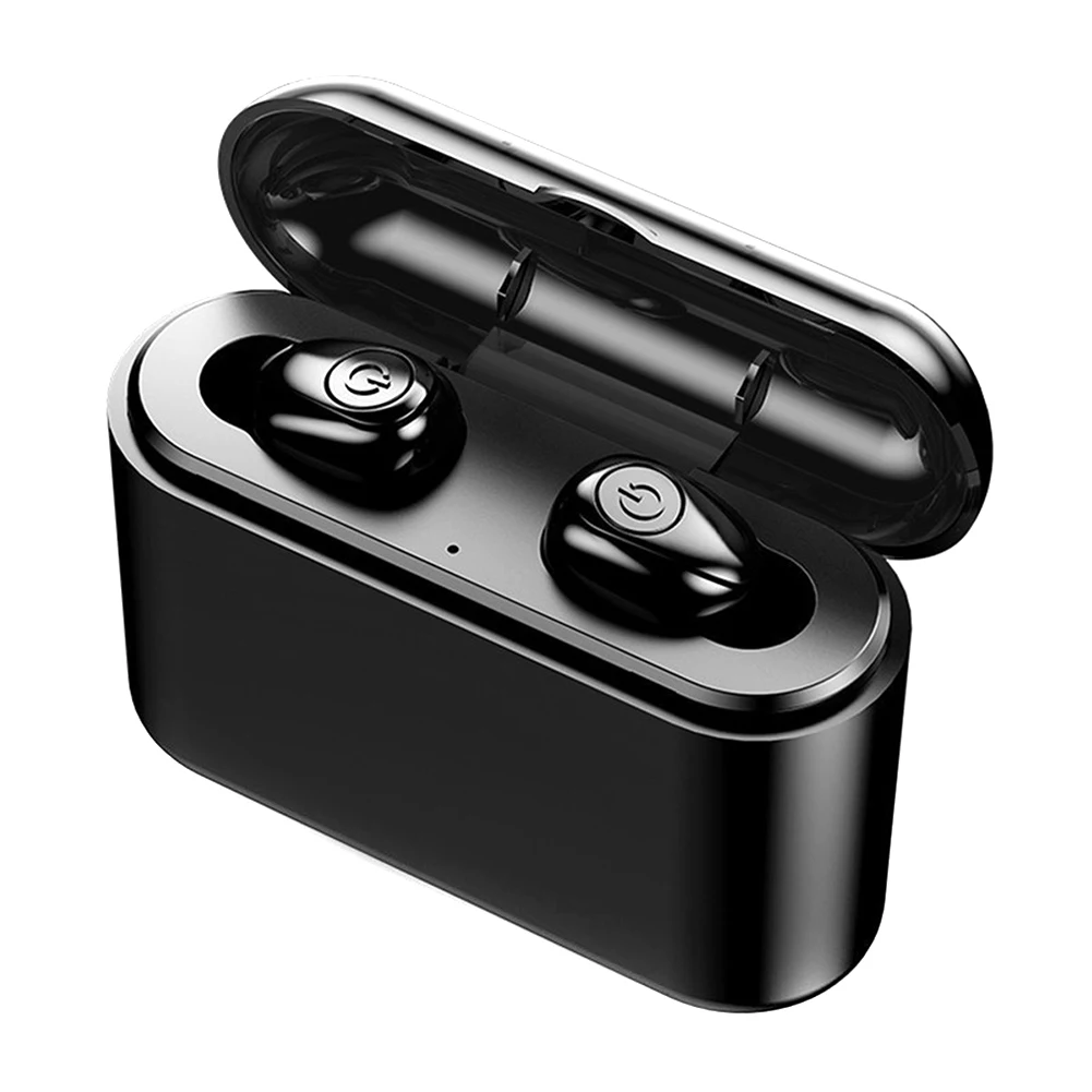 Мини Беспроводная Bluetooth 5 0 гарнитура наушники вкладыши водонепроницаемые 2200mAh