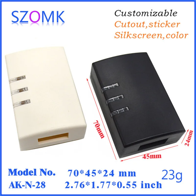 Чехол для электроники szomk project (1 шт.) 70*45*25 мм|box feet|box scannerbox stationary |