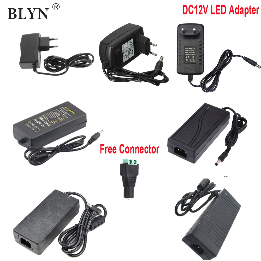 DC12V светодиодный Питание 1A 2A 3A 5A 6A 8A 10A полосы сплиттер адаптер освещения
