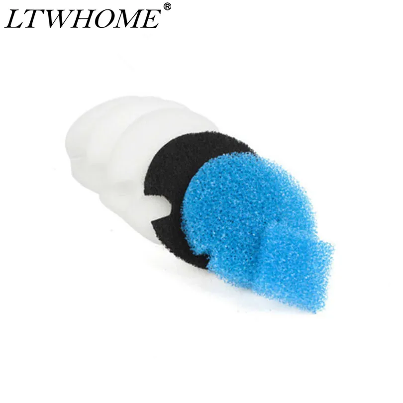 LTWHOME грубые тонкие и углеродные фильтры для Eheim 2616040 Aqua Compact 40 / 60|filter pad|aqua filterpad pad |