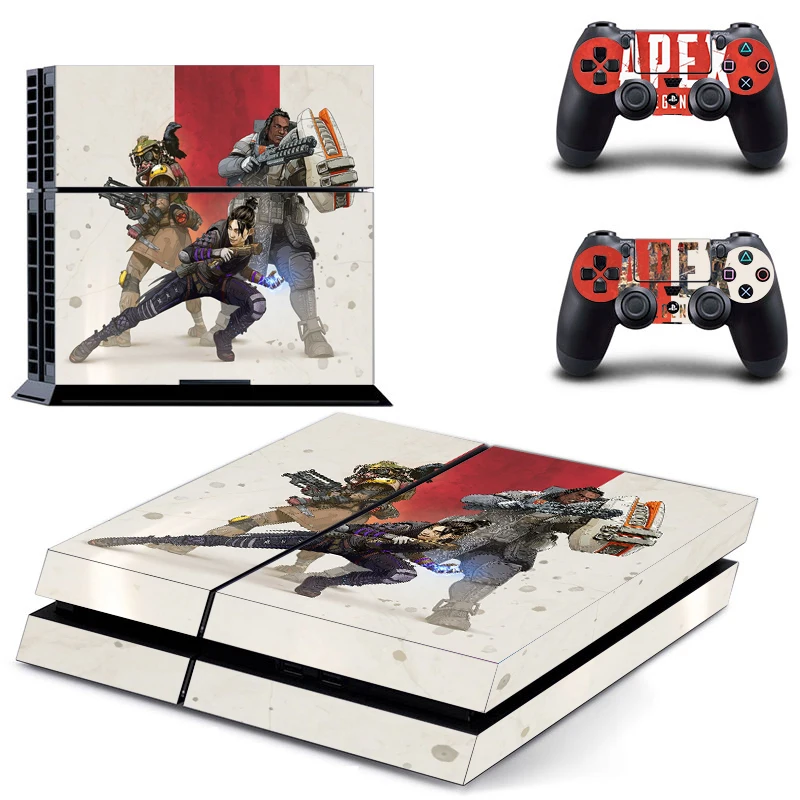 Для Apex Legends для PS4 Виниловая наклейка Playstation 4 консоль + 2 контроллера Аксессуары