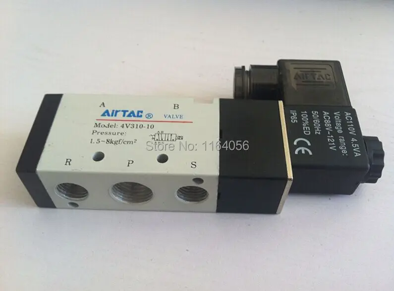 4V310 10 AC 110V соленоидный воздушный клапан 5 портов 2 Позиции 3/8&quot|solenoid control valve|solenoid