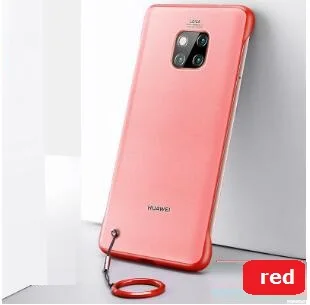 Для Huawei mate20 Mate20pro Mate20X p30/pro p20 p20pro матовая Безрамная оболочка для защиты от