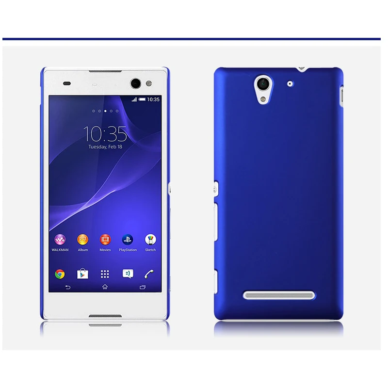 Модный матовый резиновый жесткий чехол для Sony Xperia C5 Ultra C4 E5333 C3 Dual D2533 накладка с