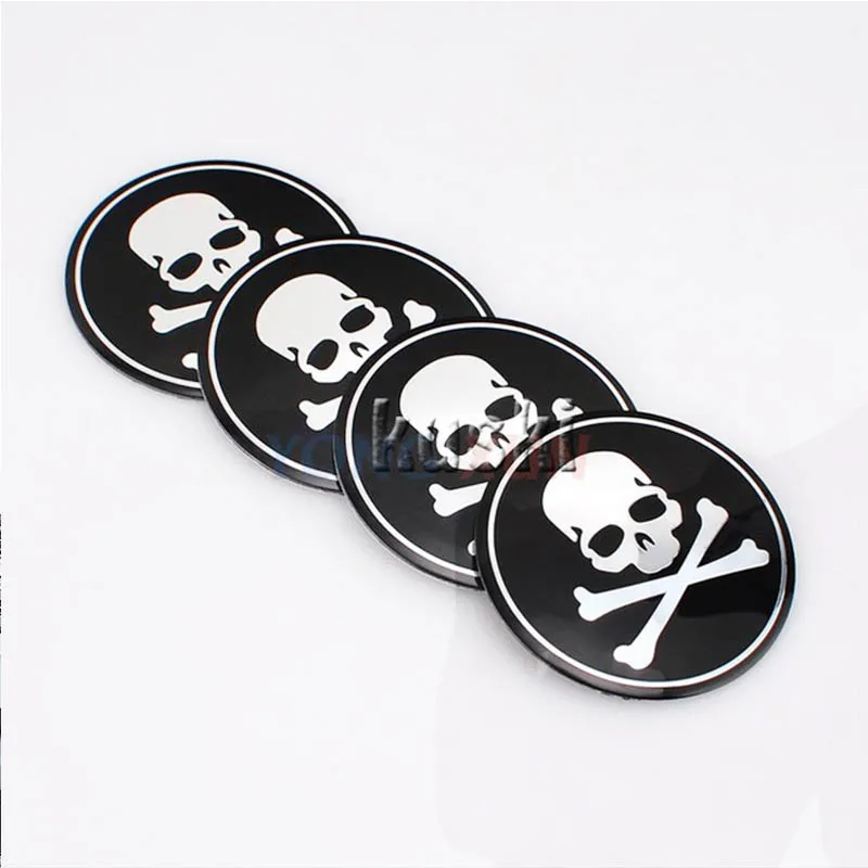 

ZDPARTS колпачки для центральной ступицы колеса автомобиля с черепом наклейки для BMW E46 E39 E60 E90 E36 F30 F10 X5 E53 E34 E30 Mini Cooper Lada