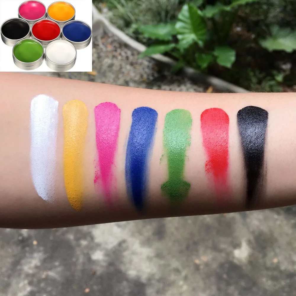 Масляные краски для лица и тела макияж искусство рисование пигмент вспышка
