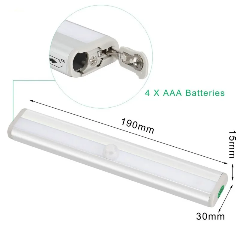 Светодиодный ночсветильник Wrumava с ИК датчиком движения светильник беспроводная