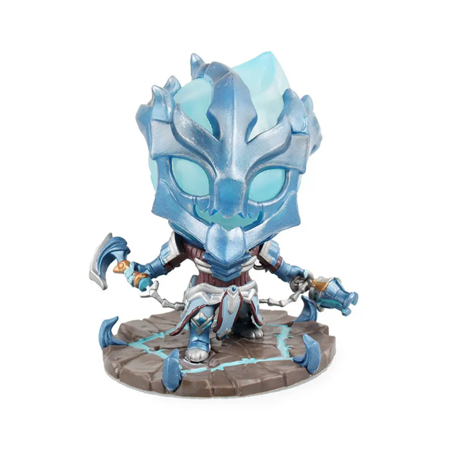 10 см qversion LOL The Chain Warden Экшн фигурки игра персонаж Thresh коллекция моделей кукол