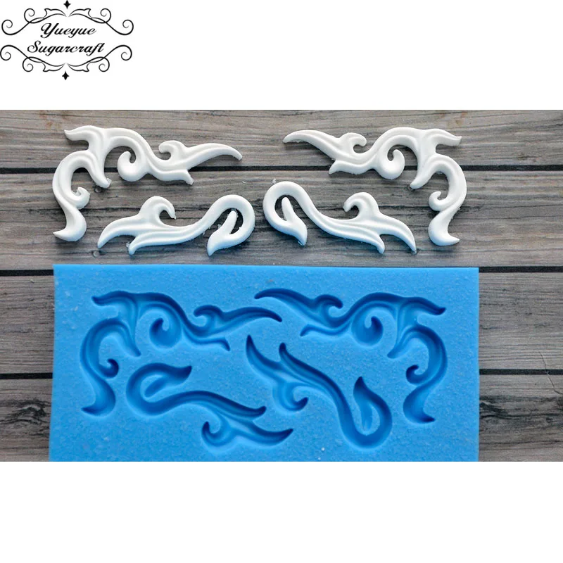 Yueyue Sugarcraft новейшая силиконовая форма для помадки инструменты украшения тортов