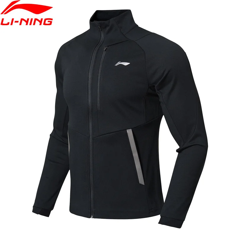 Li-Ning мужской тренировочный свитер 74% хлопок 26% полиэстер обычная посадка