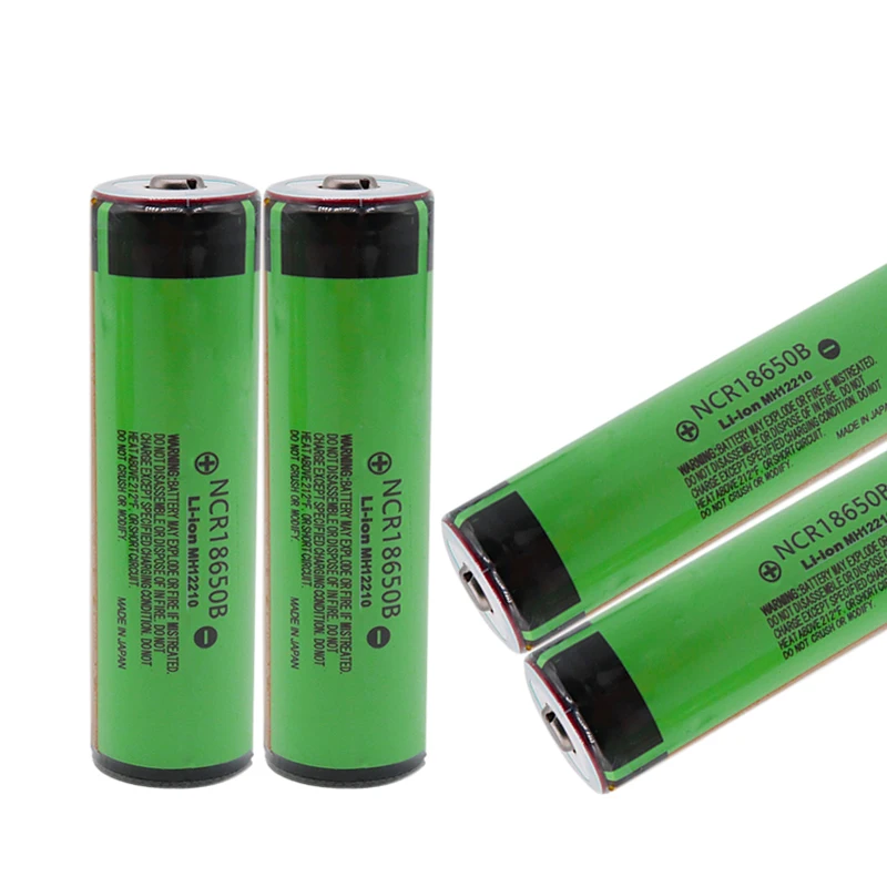 100% NCR18650B 3 7 V 18650 аккумулятор 3400mAh литий ионный для фонарика с защитой