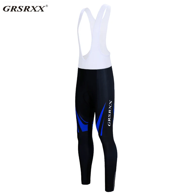 cycling bib shorts GRSRXX зимние велосипедные Комбинезоны для горного велосипеда плотные термофлисовые велосипедные штаны с 3D гелевой подкладкой - Цвет: cycling bib shorts